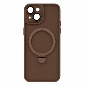 Smoke Magnetic with Kickstand Case for Apple iPhone 16 Pro Max - Brown